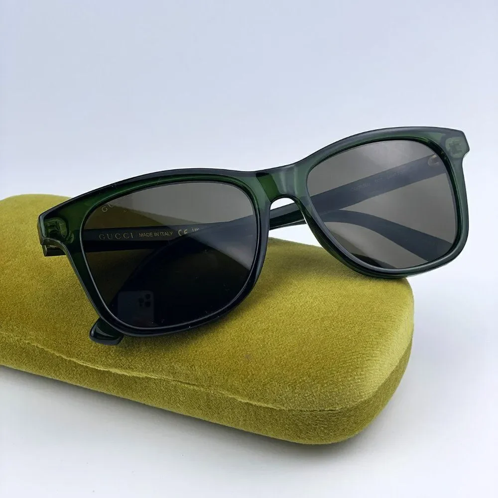 SALE! NEW Gucci GG0936S 003 Green Brown Square Men Sunglasses